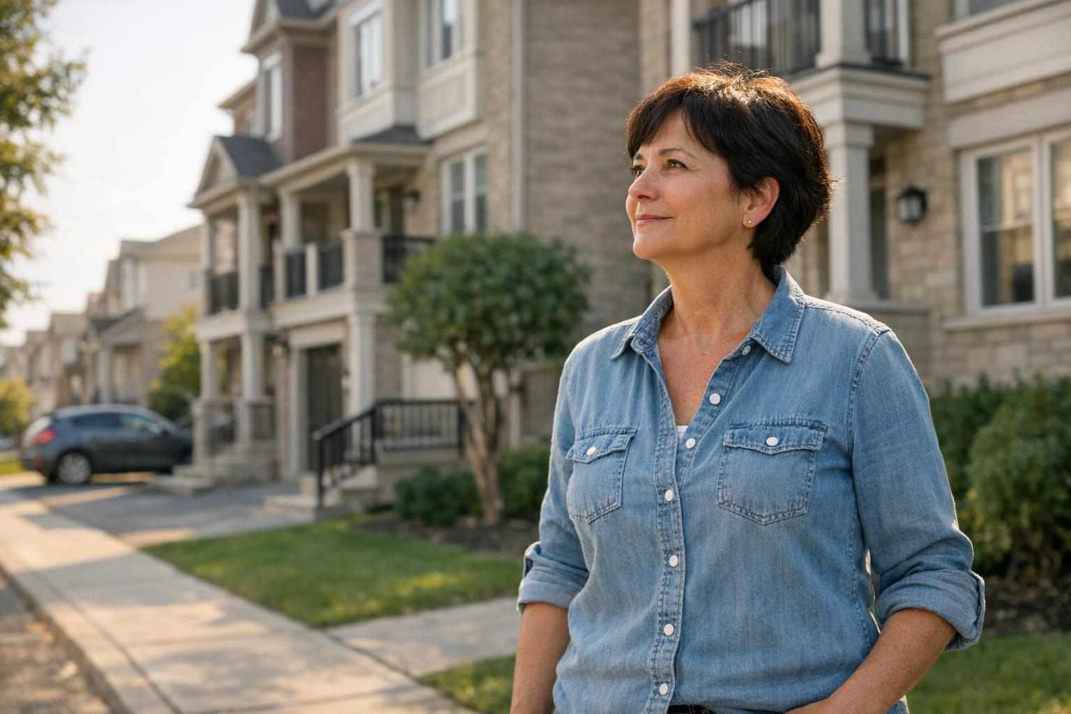 Homeowner reviewing their property's current market value